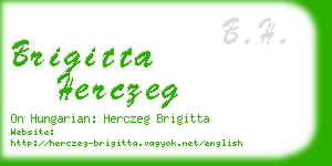 brigitta herczeg business card